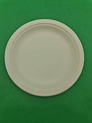 Тарелка бумажная для салата , мороженого 180мм белая (50 шт)