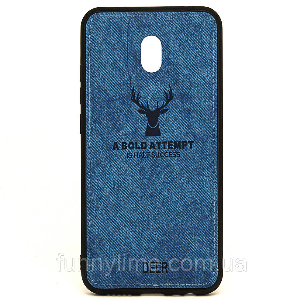 

Чехол Deer для Xiaomi Redmi 8A бампер накладка Синий
