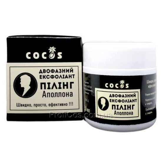 

Выравнивающий мужской пилинг-эксфолиант "Аполлона" от морщин Cocos, 50 мл