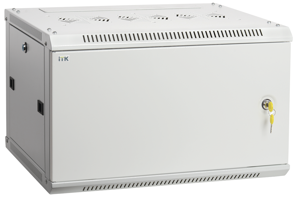 

Шкаф настенный 19" LINEA W, 9U, 600x600 мм, металл передняя дверь, серый, IEK [LWR3-09U66-MF]