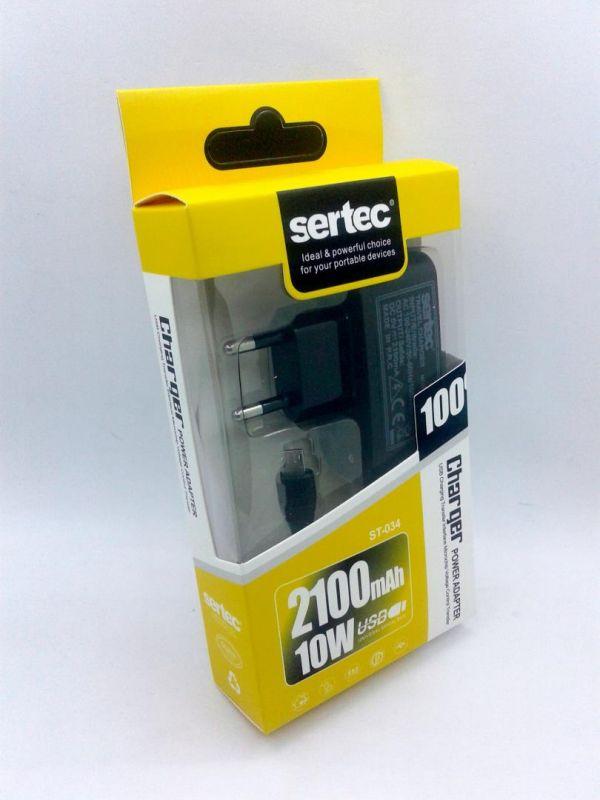 

СЗУ Sertec Super серии Micro Usb универс.ST-034 (Nokia, Samsung, НТС, LG, SE) 2100 mAh