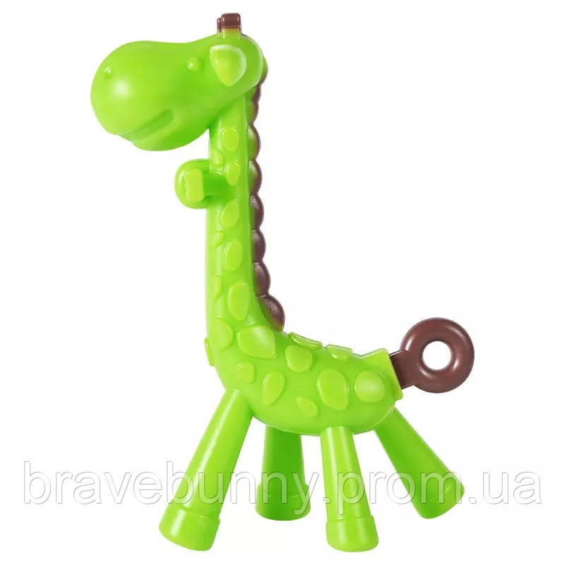 

Детский прорезыватель грызунок Жирафа зеленый, Зелёный