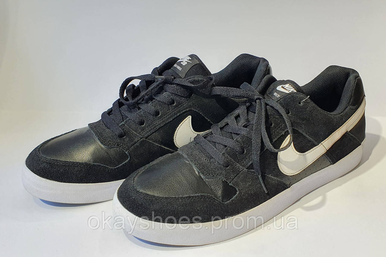 

Кеди сток повседневные кожаные осенние Nike Sb Delta Force Vulc 942237-010 оригинал 47,5 размер