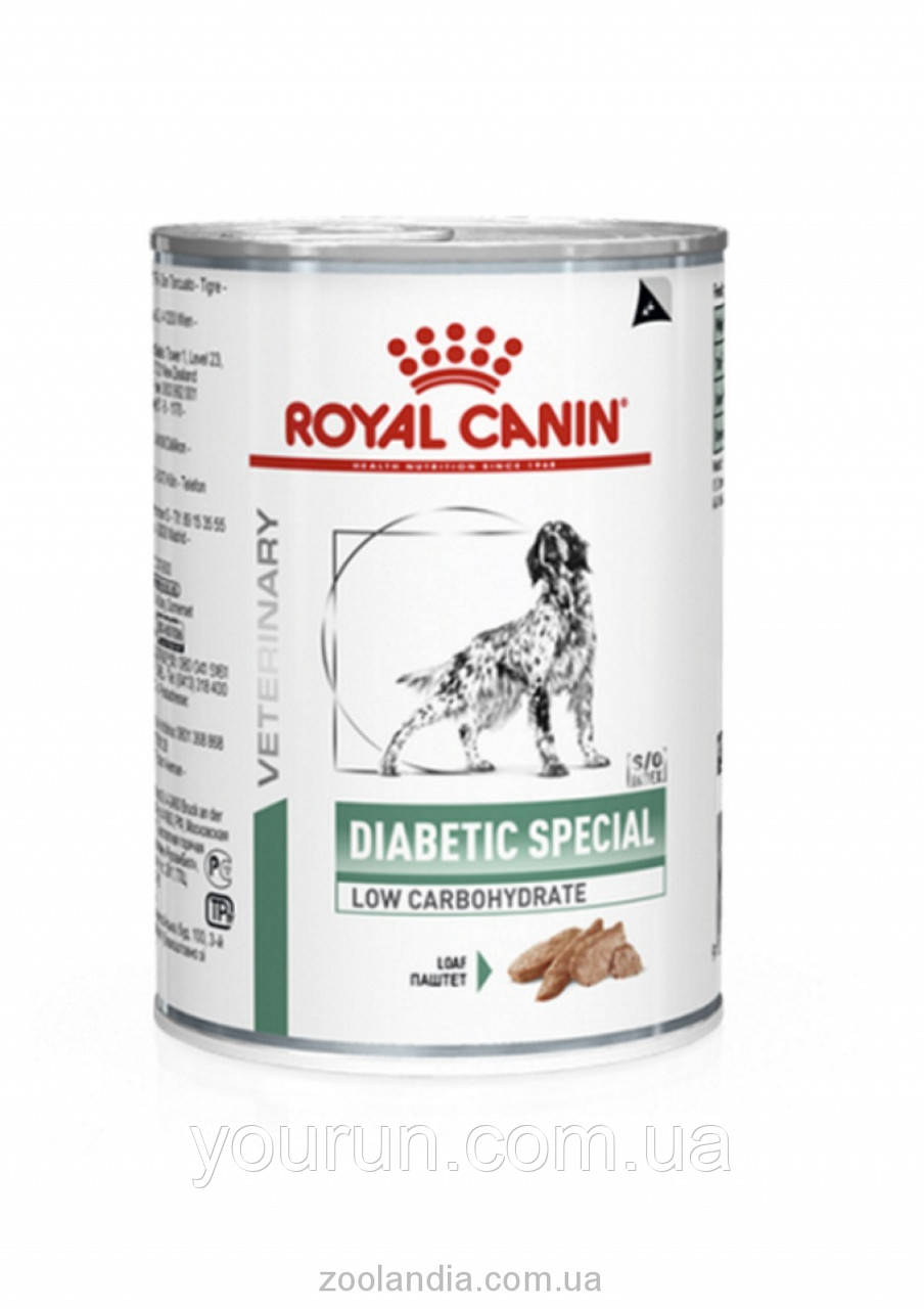 Royal Canin (Роял Канин) Diabetic Special Low Carbohydrate - Лечебные консервы для взрослых собак для контроля