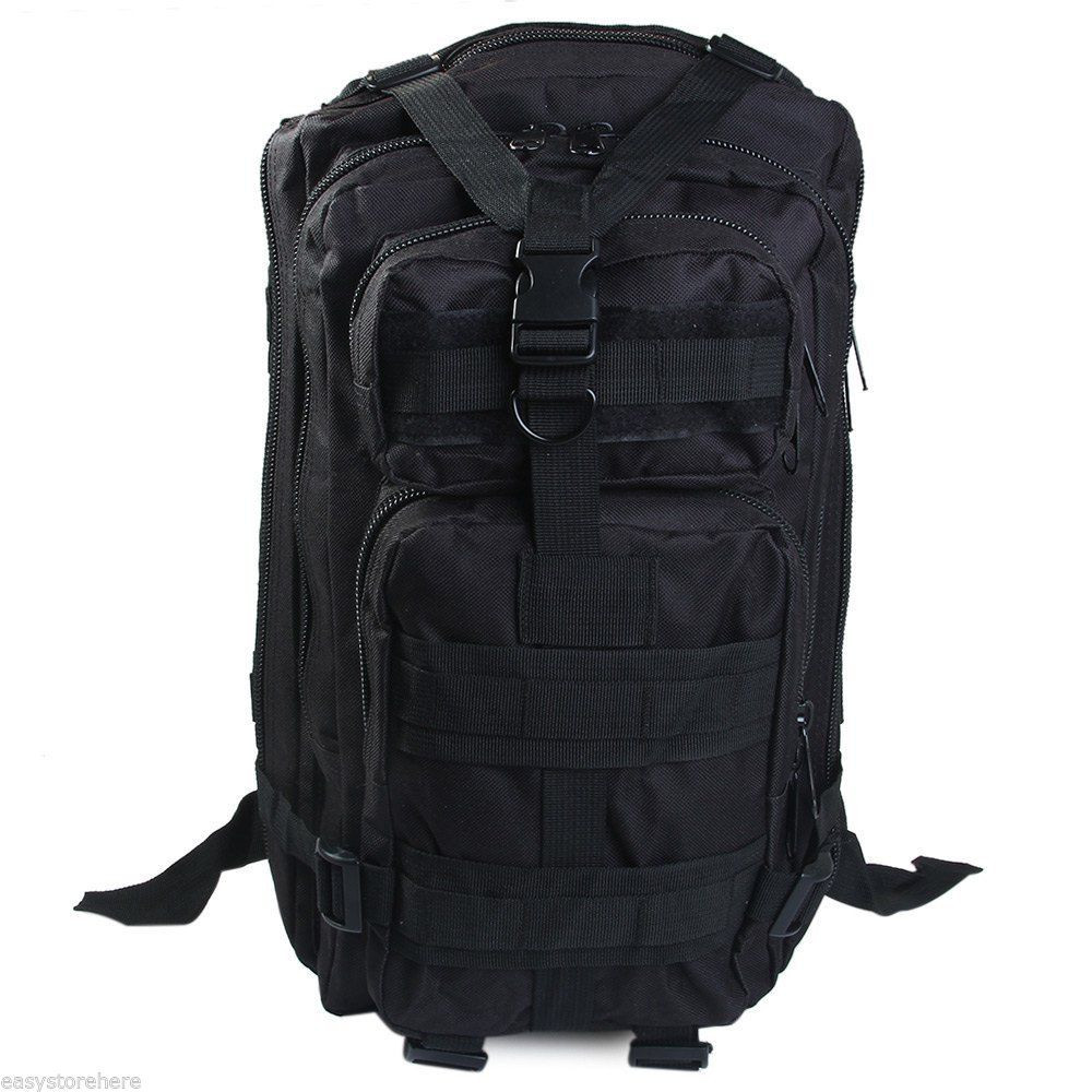 Тактический штурмовой военный рюкзак 25л портфель ЧерныйНет в наличии