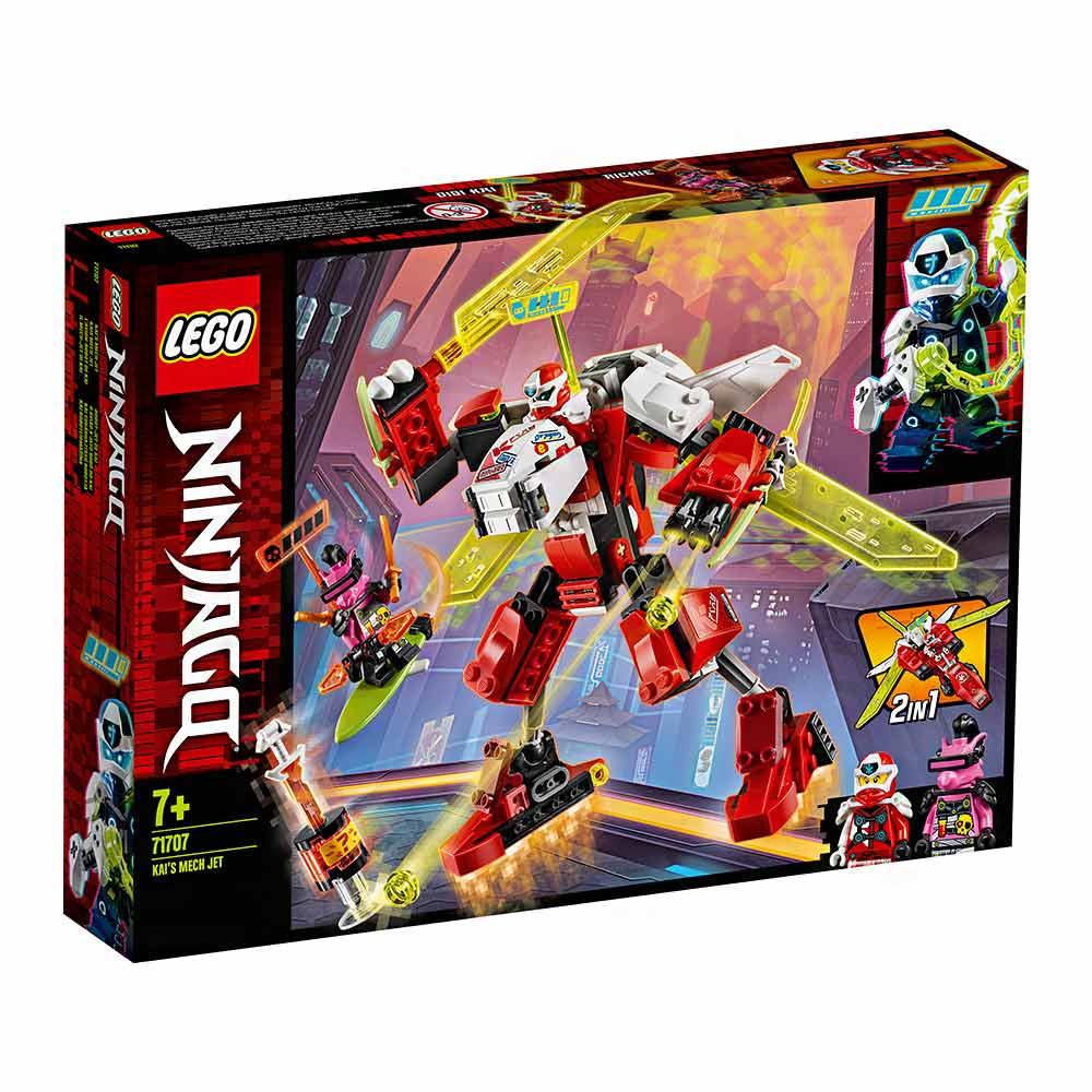 

Конструктор LEGO Ninjago Реактивный самолёт Кая 217 деталей 71707