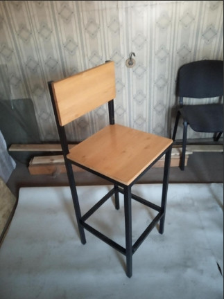 Барный стол и стулья из металла в стиле ЛОФТ Лофт подойдет для баров, кафе, кухни и просто Вашего дома, фото 5