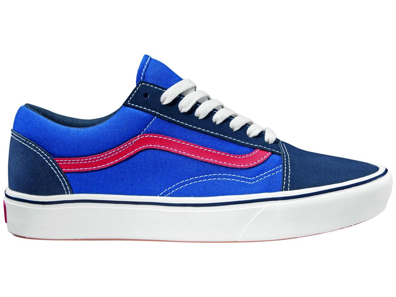 

Кроссовки/Кеды (Оригинал) Vans Comfycush Old Skool (Tri-Tone) Dress Blues/Blue/Red