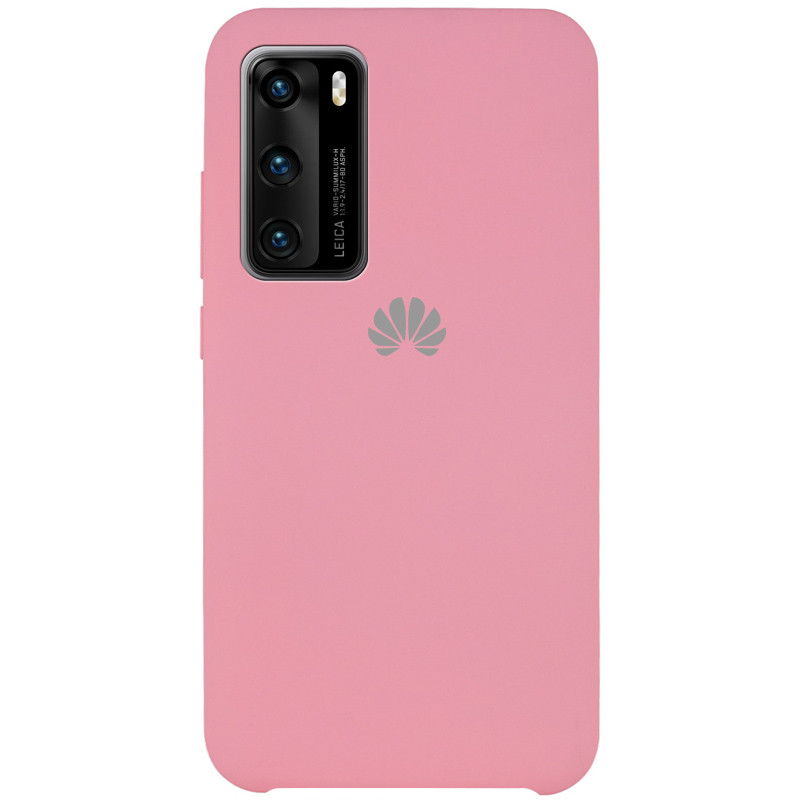 

Чехол Silicone Cover (AAA) для Huawei P40, Розовый / light pink