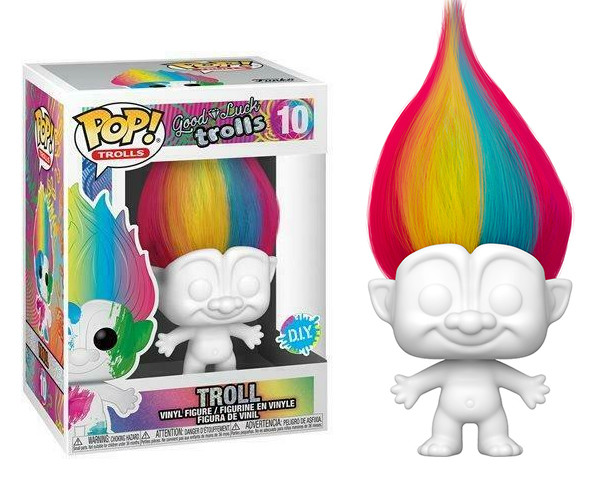 

Фигурка Funko Pop Фанко Поп Сделай сам Радужный Тролль DIY Trolls Rainbow Troll 10 см Cartoon T RT 10