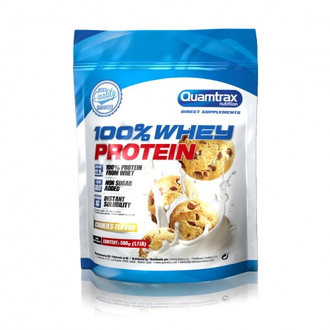 

Протеин Quamtrax 100% Whey Protein, 500 грамм Печенье