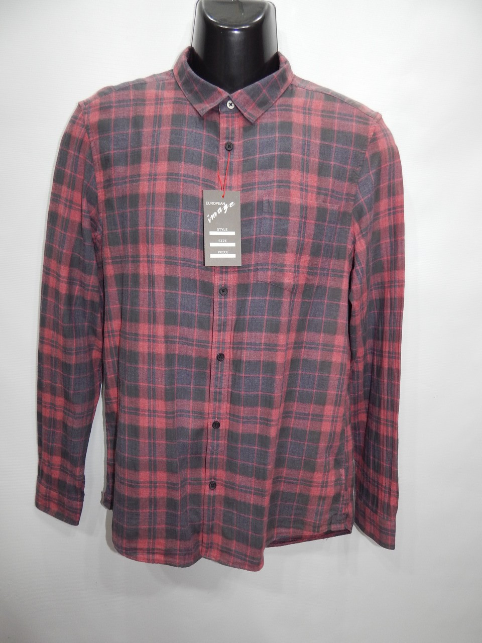 

Мужская теплая рубашка с длинным рукавом River Island р.48 029RT