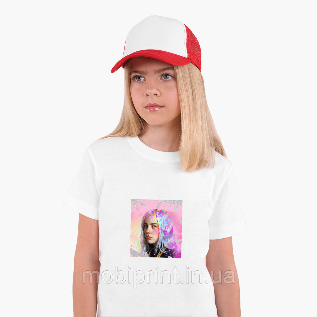 

Футболка детская Билли Айлиш (Billie Eilish) Белый (9224-1604) 164