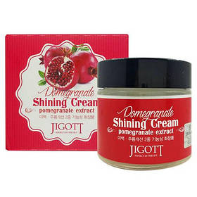 Крем для яркости кожи лица с экстрактом граната Jigott Pomegranate Shining Cream 70 мл