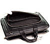 Мужской портфель сумка Karya 0814-45 из мягкой кожи черный, фото 5