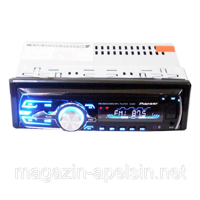 

Автомагнитола 3228D Автомагнитола 1DIN MP3-3228D RGB/Съемная | Автомобильная магнитола | RGB панель + пульт