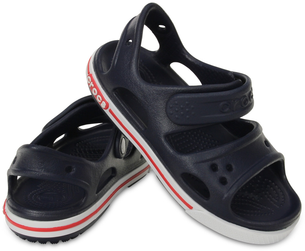 

Детские сандалии (босоножки) Crocs Crocband II Sandal, оригинал (14854) 33, темно синий/белый