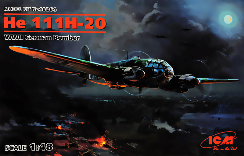 

Немецкий бомбардировщик He 111H-20, Вторая мировая война