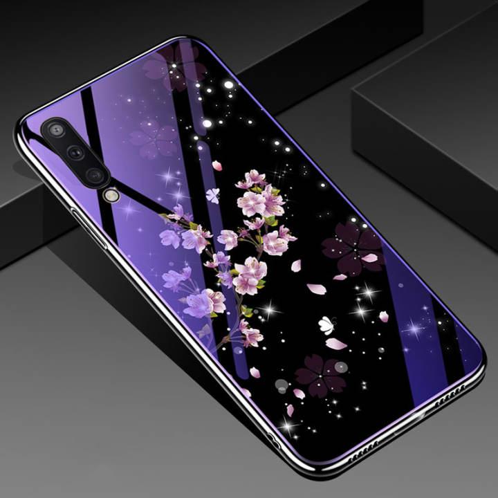 

Чехол Glass-case для Samsung Galaxy A50 2019 / A505F бампер Sakura