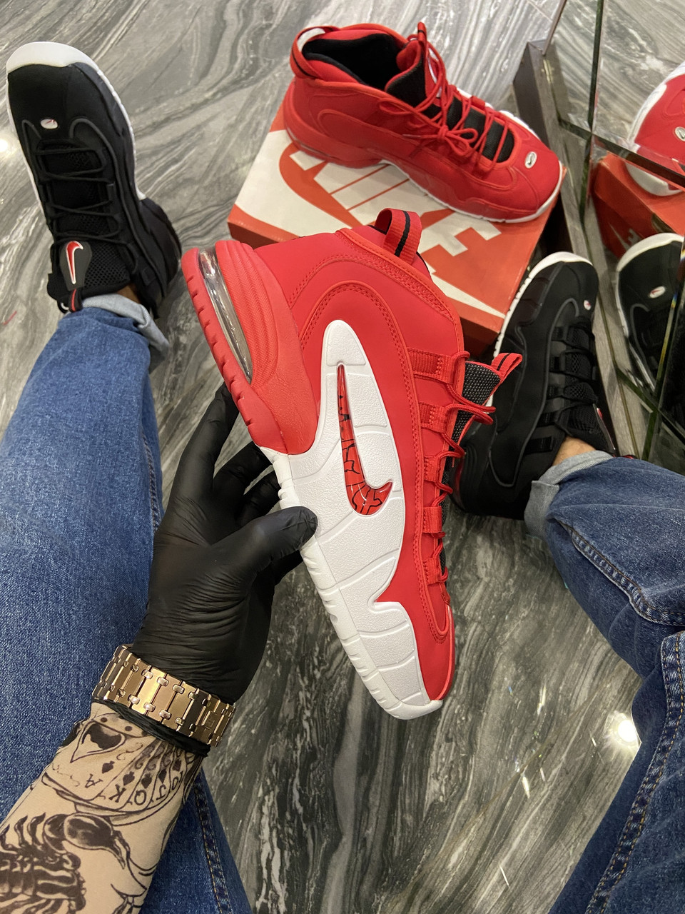 Nike Air Uptempo Red (Червоний)