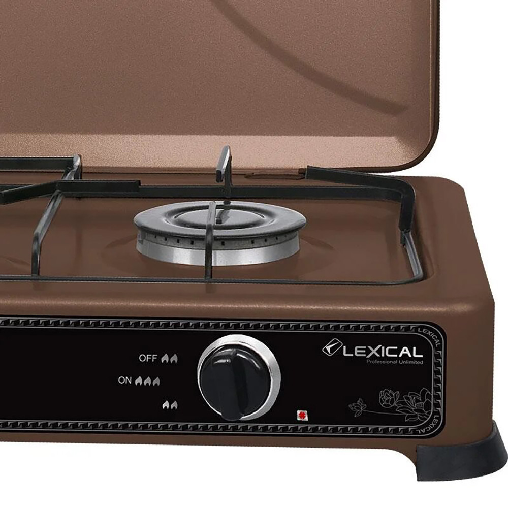 

Газовая плита Lexical LGS-2813-5 настольная на 3 конфорки 4.7KW
