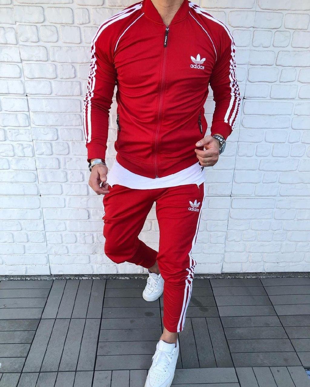 

Мужской спортивный костюм ADIDAS Originals Red / Адидас Ориджиналс Красный XL