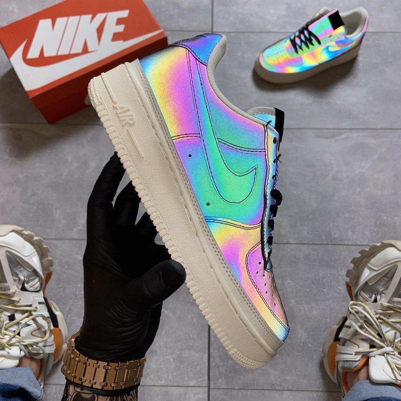 

Мужские кроссовки Nike Air Force 1 Low Reflective / Найк Аир Форс 1 Лоу Рефлективные 43, Серый