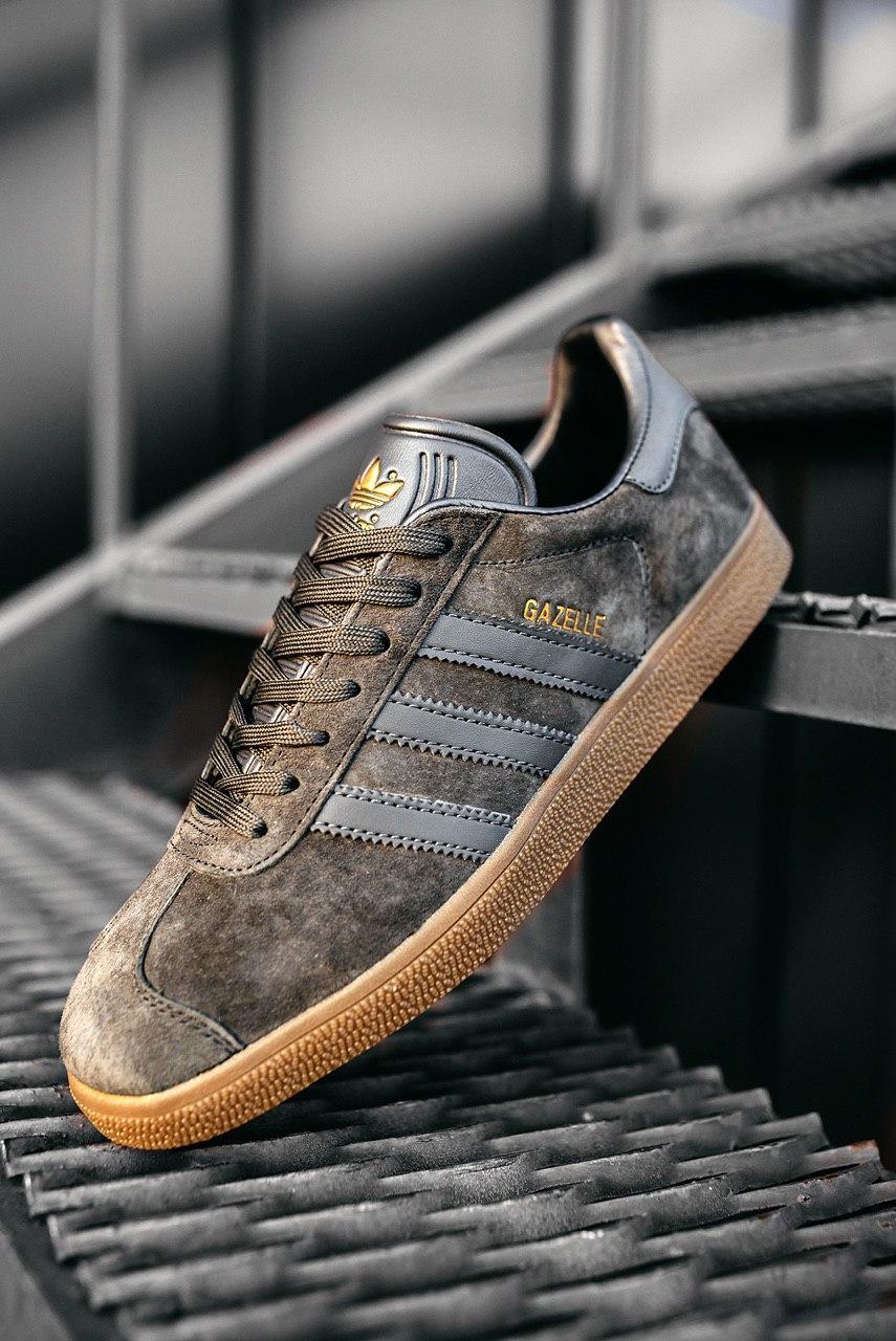 

Мужские кроссовки Adidas Gazelle Brown / Адидас Газель Коричневые 44, Коричневый