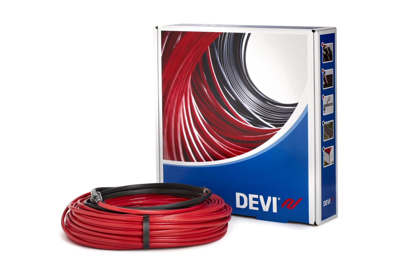 

Кабель нагревательный DEVI Flex 18Т 2х жильный 15кв м 2135W 118м 230V 140F1250