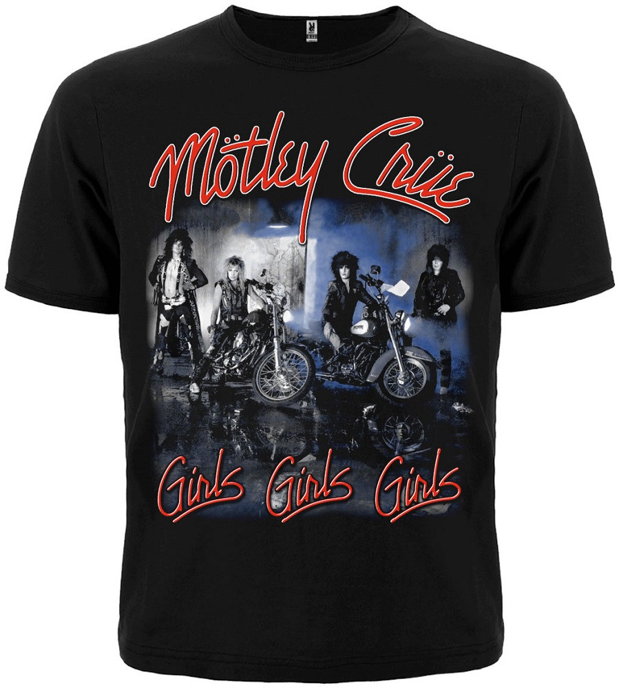 

Футболка Motley Crue "Girls,Girls,Girls" (black), Размер XL