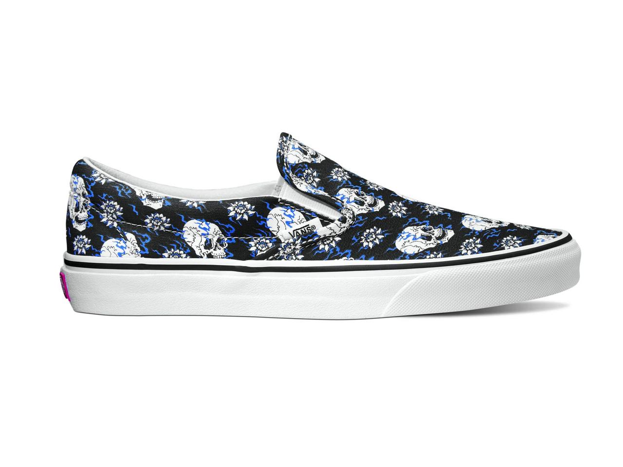 

Кроссовки/Кеды (Оригинал) Vans Classic Slip-On™ (Flash Skulls) Black/True White