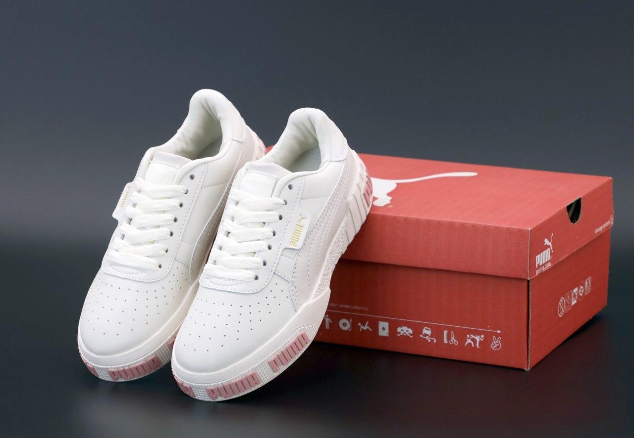 

Женские кроссовки Puma Cali White Pink / Пума Кали Белые Розовые 37, Белый