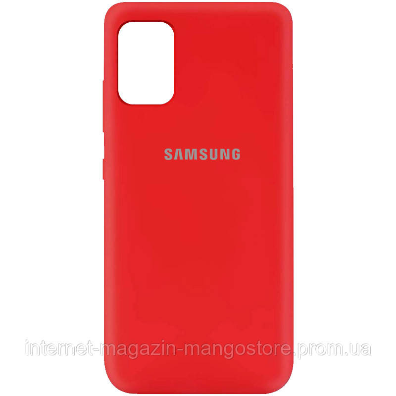 

Чехол Silicone Cover My Color Full Protective (A) для Samsung Galaxy A41, Красный / red