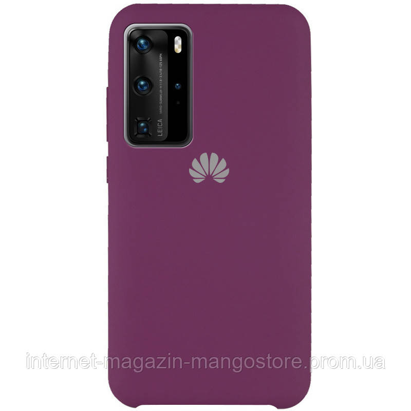 

Чехол Silicone Cover (AAA) для Huawei P40 Pro, Фиолетовый / grape