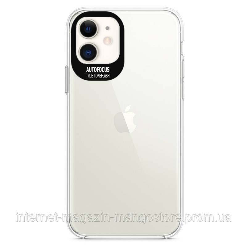 

TPU чехол Epic clear flash для Apple iPhone 11 (6.1, Бесцветный / черный