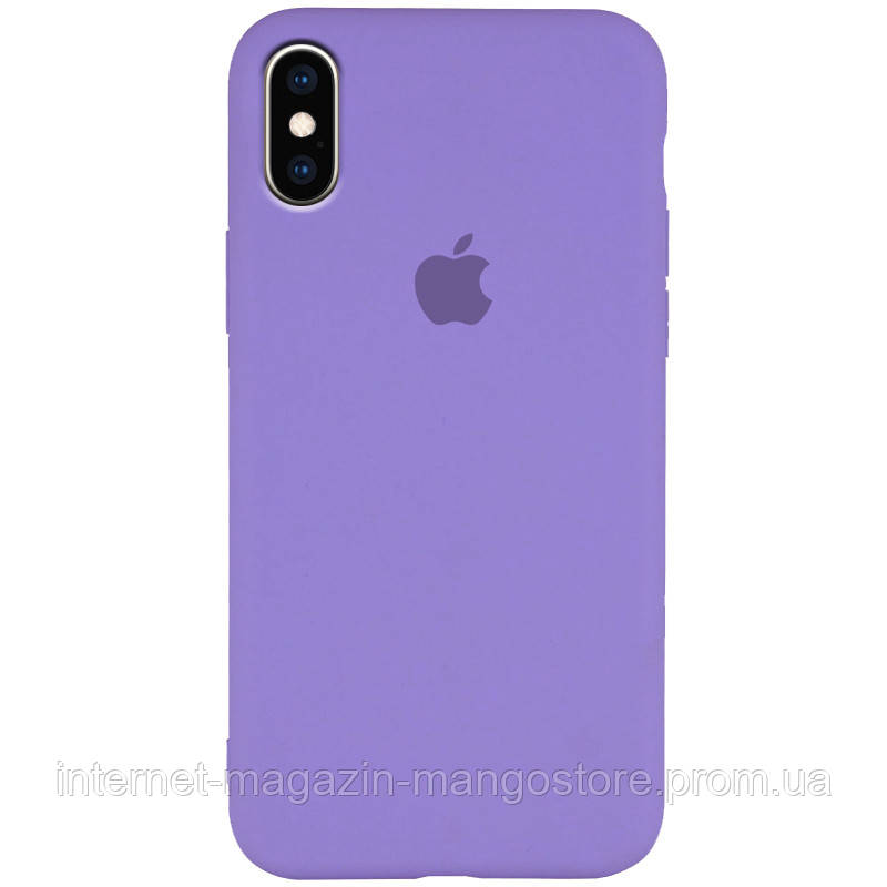 

Чехол Silicone Case Slim Full Protective для Apple iPhone XS Max (6.5"), Сиреневый / dasheen