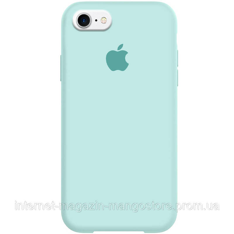 

Чехол Silicone Case Full Protective (AA) для Apple iPhone 7 / 8 / SE (2020) (4.7"), Бирюзовый / turquoise