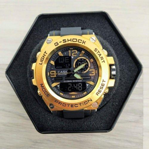 

Часы наручные мужские женские электронные цифровые Casio G-Shock GLG-1000 Black-Gold 1006-1131