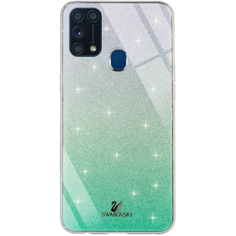 

TPU+Glass чехол Swarovski для Samsung Galaxy M31