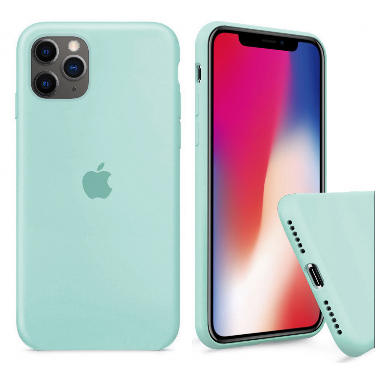 

Чохол Wemacy Silicone Full case для iPhone 11Pro Sea blue (AFC-0269