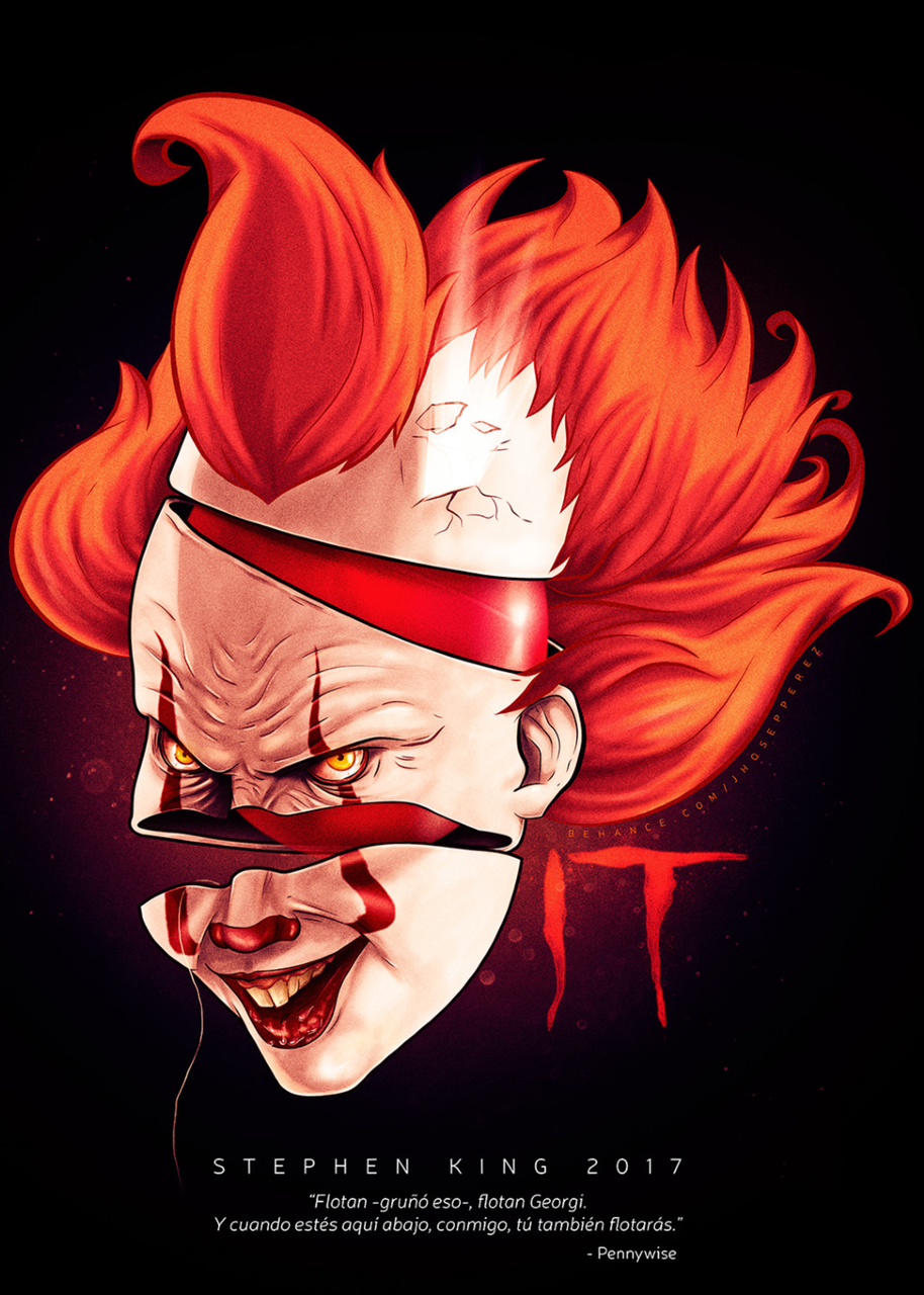 

Картина GeekLand IT Pennywise the Dancing Clown Оно Пеннивайз Танцующий Клоун 40х60 см IT.03.21