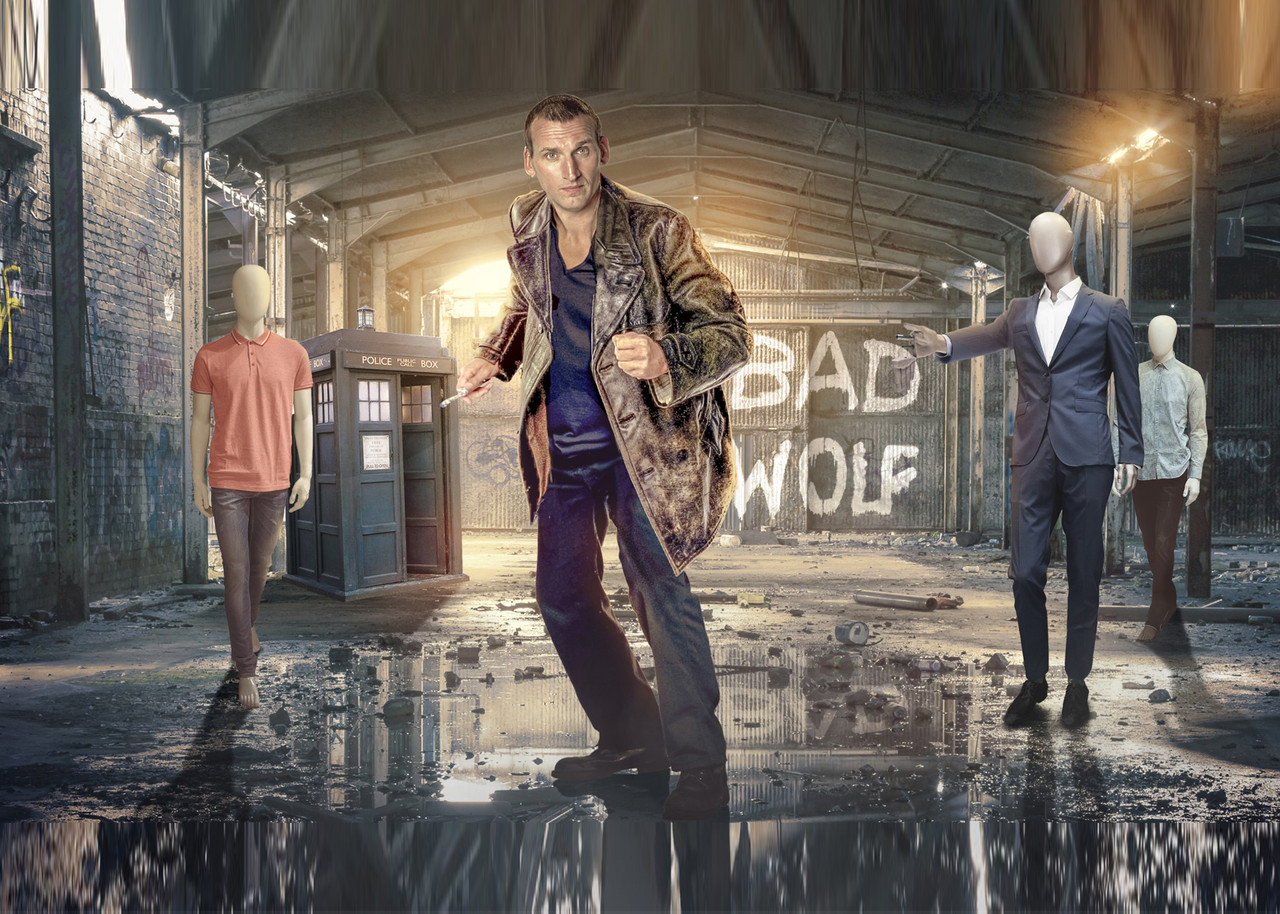 

Картина GeekLand Doctor Who Доктор Кто 9-ый 60х40 DW 09.047