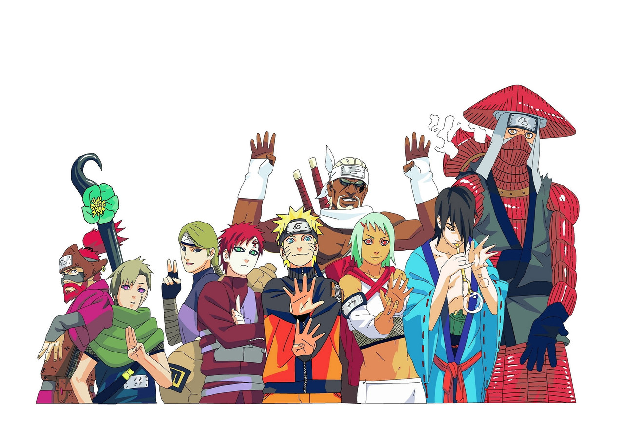 

Картина GeekLand Naruto Наруто персонажи 60x40 NU 09.039