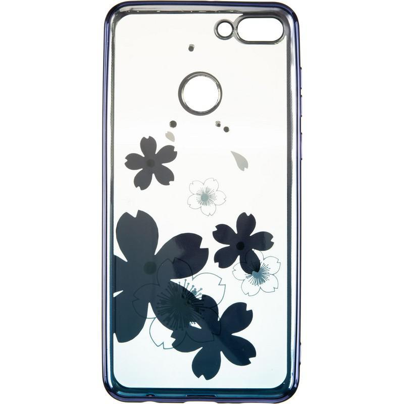 

Beckberg Breathe seria (New) for Huawei Y9 (2018) Flowers, С рисунком