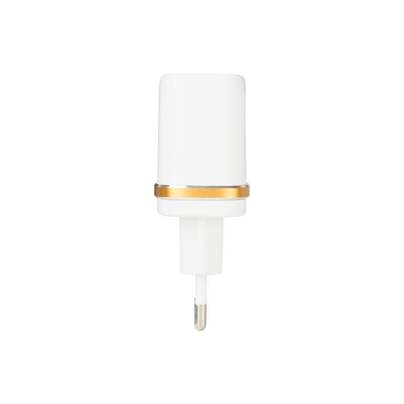 

СЗУ 2USB LDNIO (2.4A) White + USB Cable iPhone 5 (DL-AC52), Белый