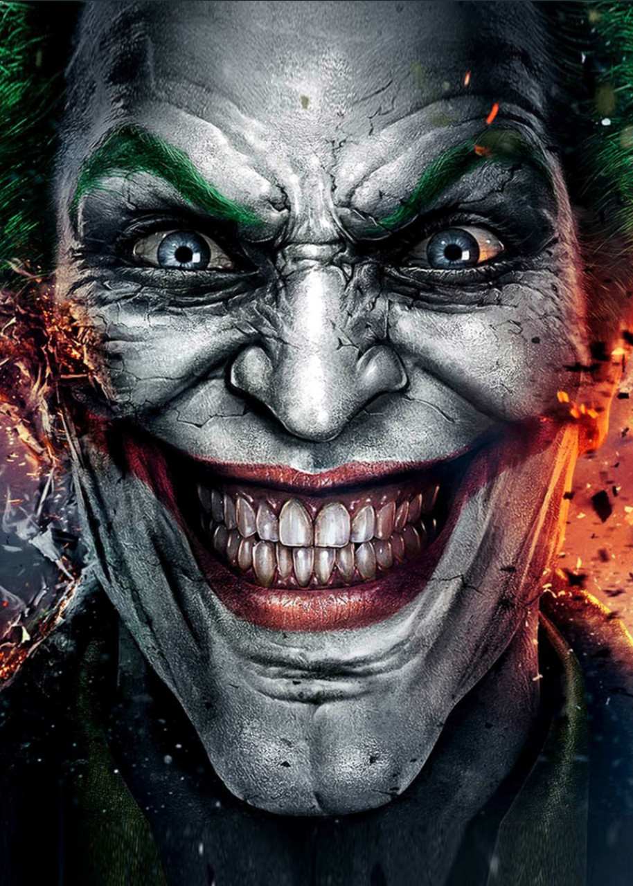 

Картина GeekLand Joker Джокер фан арт 40х60см JK.09.042