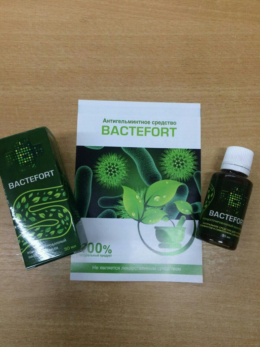 

Капли от паразитов Bactefort