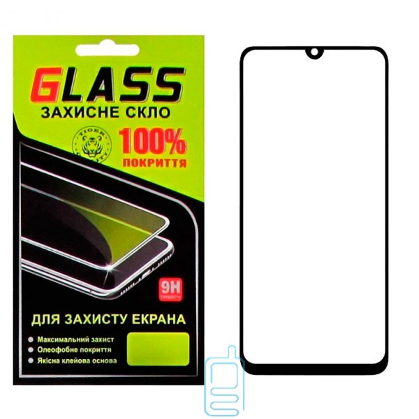 

Защитное стекло Full Glue Samsung A40 2019 A405 black Glass, Черный