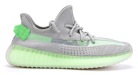 

Женские Кроссовки Adidas Yeezy 350 V2 "Grey Green" - "Светло - Серые Зеленые" (Реплика ААА+) 37, Светло-серый