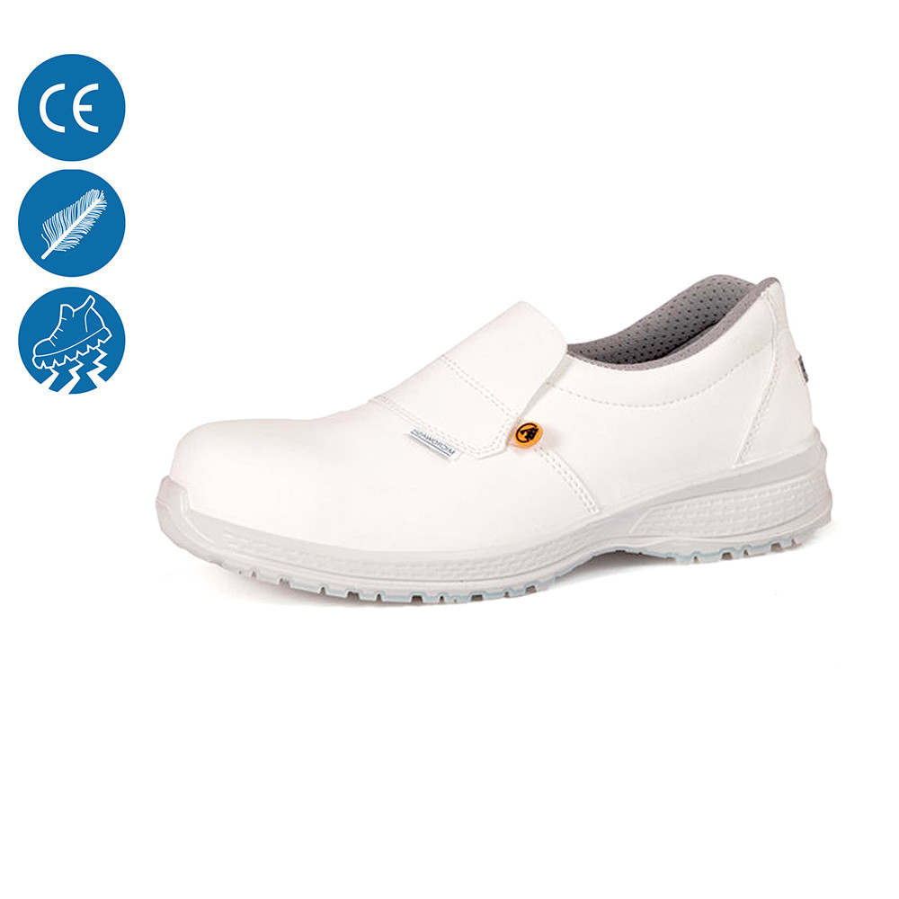 Туфлі Giasco POLO-S2 біла захисна спецвзуття для харчової промисловості